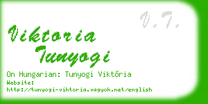 viktoria tunyogi business card